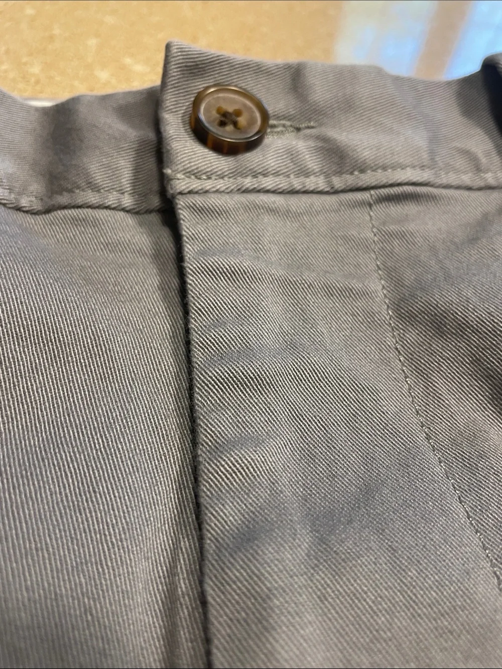 J. Crew Men's Slate Gray Cotton Chino Shorts